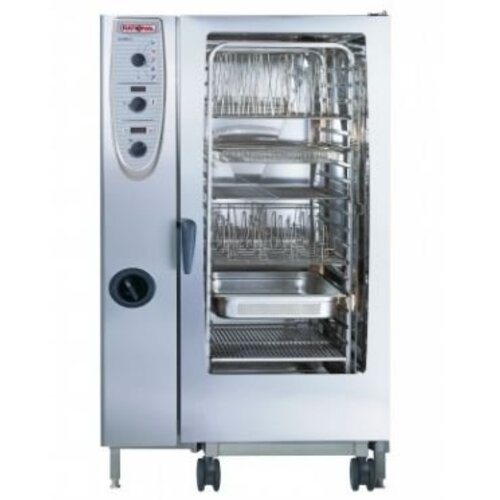 Rational Rational Four Mixte à Vapeur CM 202G Plus Gaz | Combimaster Plus Type 202 | 20 x 2/1 GN | 300-500 Couverts Rational Rational Four Mixte à Vapeur CM 202G Plus Gaz | Combimaster Plus Type 202 | 20 x 2/1 GN | 300-500 Couverts