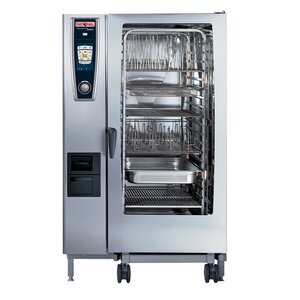 Rational Rational Four Mixte à Vapeur SCC 202G Gaz | Self Cooking Center 202 | 20 x 2/1 GN | 300-500 Couverts