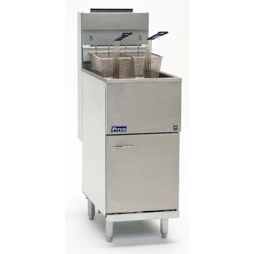 PITCO Friteuse Gaz MILIVOLT | Pitco Economy 35C (Gaz Naturel) | 23kW | Huile 18Kg | 45Kg/u | 384x769x864(h)mm PITCO Friteuse Gaz MILIVOLT | Pitco Economy 35C (Gaz Naturel) | 23kW | Huile 18Kg | 45Kg/u | 384x769x864(h)mm