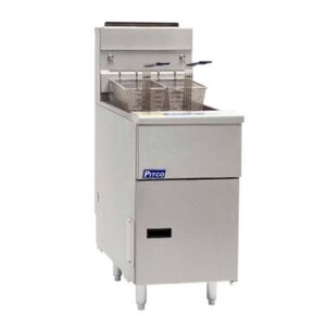 PITCO Friteuse Gaz MILIVOLT | Pitco Solstice SG14S | 32kW | Huile 23Kg | 60Kg/u | 397x864x864(h)mm