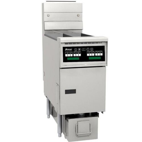 PITCO Friteuse Gaz COMPUTER | Pitco Solstice SG14TS | 15kW | Huile 11Kg | 60Kg/u | 397x864x864(h)mm