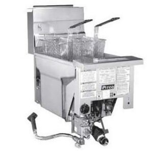 PITCO Drop-in Friteuse Gaz MILIVOLT | Pitco Solstice SG14DI | 32kW | Huile 23Kg | 60Kg/u | 397x817mm