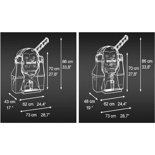 Zumoval BigBasic Presse-Agrume Zumoval | 28 Unités p/m de Ø75-95mm | Automatique
