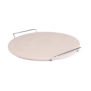 CHRselect Pierre à Pizza Ronde | Support Métal de Service Inclus | Ø380mm CHRselect Pierre à Pizza Ronde | Support Métal de Service Inclus | Ø380mm
