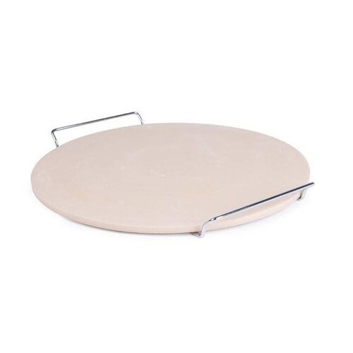 CHRselect Pierre à Pizza Ronde | Support Métal de Service Inclus | Ø380mm CHRselect Pierre à Pizza Ronde | Support Métal de Service Inclus | Ø380mm
