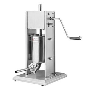 CHRselect Machine à Saucisse Inox | 3 Litres | Incl. 4 écuries trémies