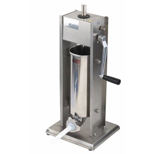 Saro Machine à Saucisse Inox | 5 Litres | Incl. 4 écuries trémies