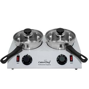 CaterChef Chauffe-Chocolat | 2x 700ml | 80W | 230x170x350(h)mm