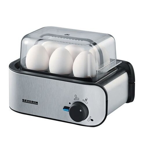 CHRselect Cuiseur à Oeufs | 3 dégrés de Dureté | Pour 6 Oeufs | 200x100x150(h)mm