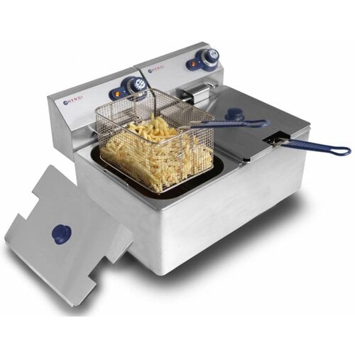 Hendi Friteuse Blue Line Electrique | 2x6 Litres | 230V | Paniers Inlcus | 217x400x290(h)mm