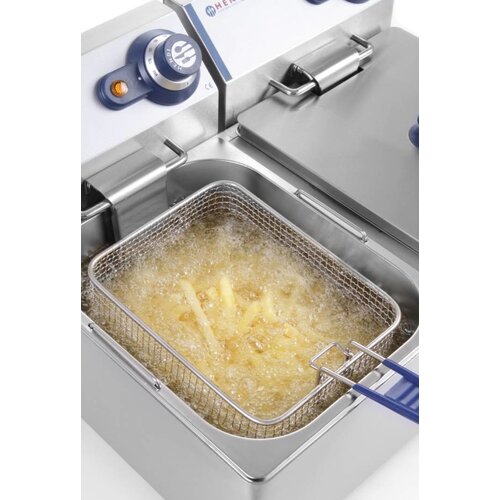 Hendi Friteuse Blue Line Electrique | 2x6 Litres | 230V | Paniers Inlcus | 217x400x290(h)mm
