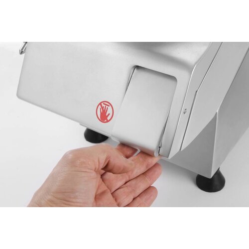 Hendi Coupe-Légumes Usage Intensif | 750W | 5 Lames Inclus (2,3,4,5 en 7mm)