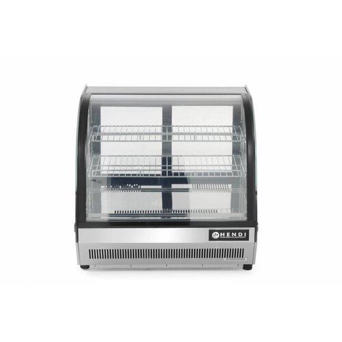 Hendi Vitrine Réfrigérée Patisserie | 110L | 3 Plateaux | 700x557x670(h)mm