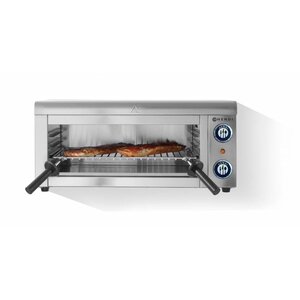 Hendi Salamandre avec Fixation Murale | 2kW | 610x310x280(h)mm