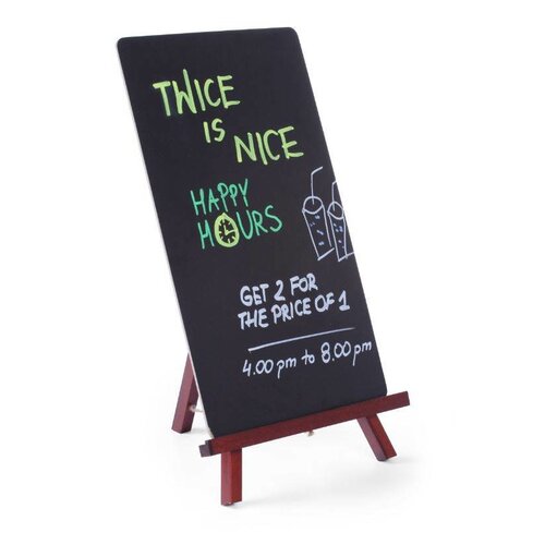 Hendi Tableau Ardoise avec Chevalet | 220x360mm