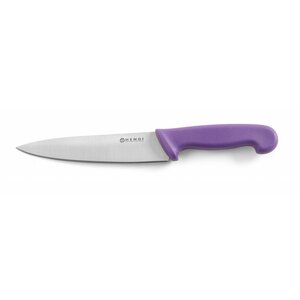 Hendi Couteau Chef Inox | Manche Violet | 180/230mm