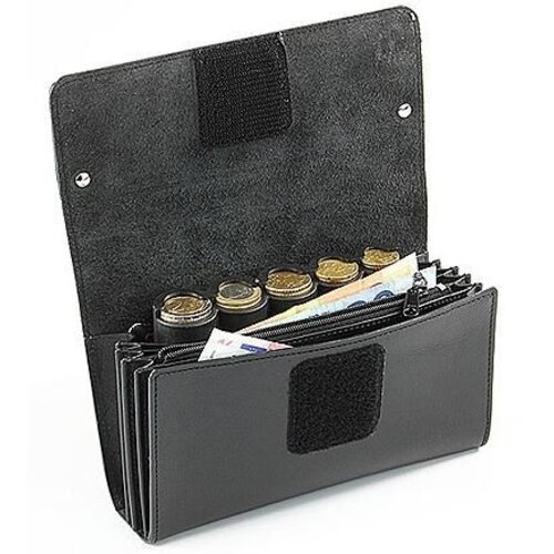 Aartefacto Portefeuille Serveur Cuir | Monnaieur Inclus | 3 Compartiments | 190x120x55mm