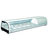 Vitrine à Sushi | 6x 1/3GN | 1529x420x265(h)mm