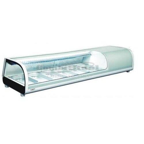 CHRselect Vitrine à Sushi | 6x 1/3GN | 1529x420x265(h)mm CHRselect Vitrine à Sushi | 6x 1/3GN | 1529x420x265(h)mm