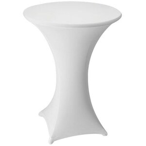 Unicover Housse de Table Cocktail VENUS | Blanc | Disponibles en 3 Tailles