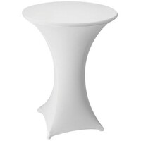 Housse de Table Cocktail VENUS | Blanc | Disponibles en 3 Tailles