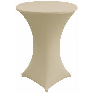 Unicover Housse de Table Cocktail VENUS | Crème | Disponibles en 3 Tailles