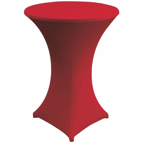 Unicover Housse de Table Cocktail VENUS | Rouge | Disponibles en 3 Tailles