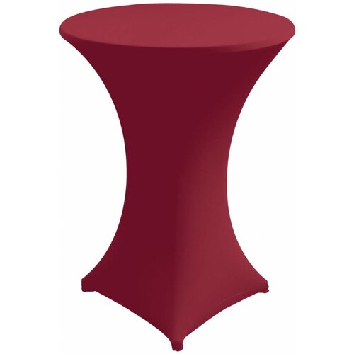 Unicover Housse de Table Cocktail VENUS | Bordeaux | Disponibles en 3 Tailles