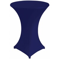 Housse de Table Cocktail VENUS | Bleu Foncé | Disponibles en 3 Tailles