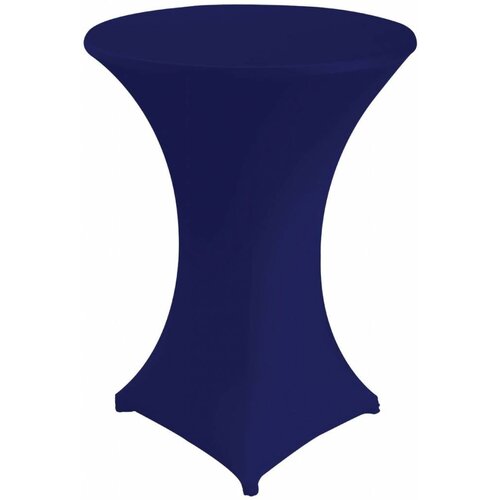 Unicover Housse de Table Cocktail VENUS | Bleu Foncé | Disponibles en 3 Tailles