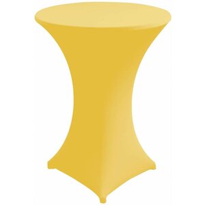 Unicover Housse de Table Cocktail VENUS | Jaune | Disponibles en 3 Tailles