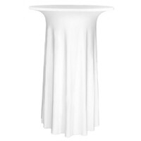 Housse de Table Cocktail DELUXE | Blanc | Disponibles en 3 Tailles