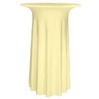 Housse de Table Cocktail DELUXE | Crème | Disponibles en 3 Tailles