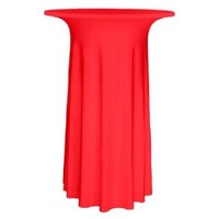 Housse de Table Cocktail DELUXE | Rouge | Disponibles en 3 Tailles