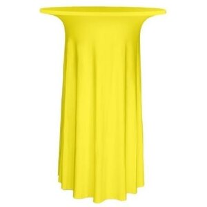 Unicover Housse de Table Cocktail DELUXE | Jaune | Disponibles en 3 Tailles