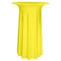 Housse de Table Cocktail DELUXE | Jaune | Disponibles en 3 Tailles