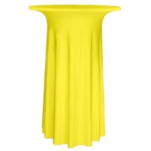 Unicover Housse de Table Cocktail DELUXE | Jaune | Disponibles en 3 Tailles