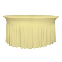 Housse de Table Banquet DELUXE | Crème | Disponibles en 3 Tailles