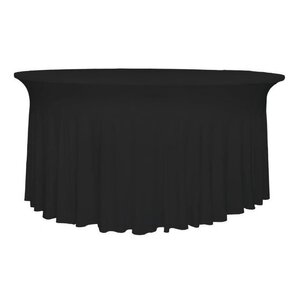 Unicover Housse de Table Banquet DELUXE | Noir | Disponibles en 3 Tailles