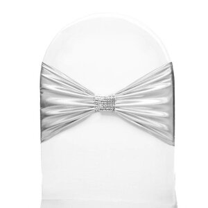 Unicover Bande de Chaise Banquet | Blanc | Taille Unique