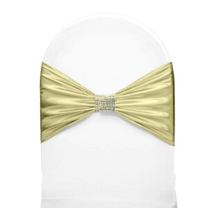 Unicover Bande de Chaise Banquet | Crème | Taille Unique