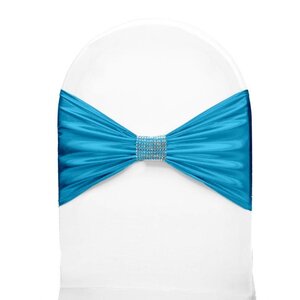 Unicover Bande de Chaise Banquet | Turquoise | Taille Unique