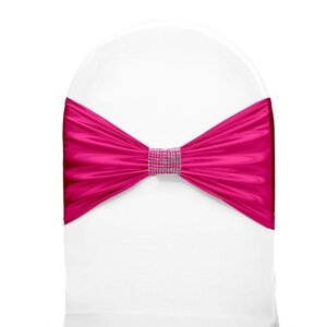 Unicover Bande de Chaise Banquet | Rose | Taille Unique