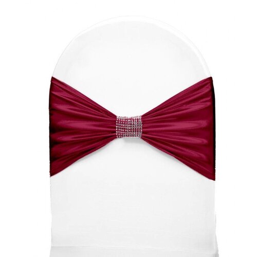 Unicover Bande de Chaise Banquet | Bordeaux | Taille Unique