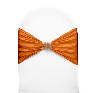 Unicover Bande de Chaise Banquet | Orange | Taille Unique