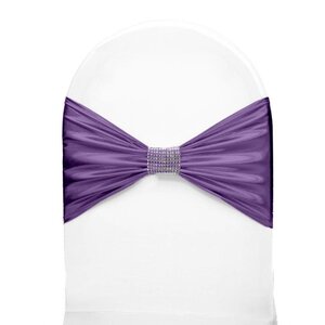 Unicover Bande de Chaise Banquet | Lavande | Taille Unique