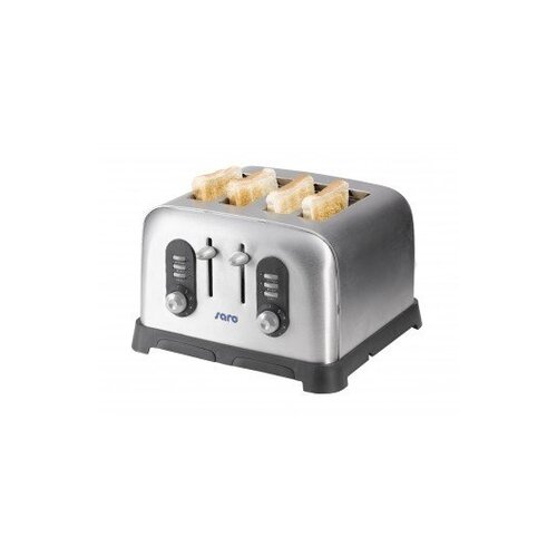 Saro Toaster Américain | 4 Tranches | 1700W | avec Minuteur