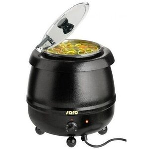 Saro Soupière Noir | 10 Litres | Ø330x360(h)mm