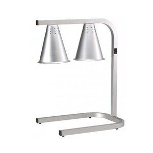 Saro Lampe Chauffante Double | Aluminium | Support GN1/1 | 350x425x595(h)mm