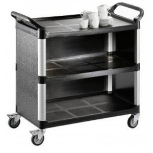 Saro Chariot de Débarrassage PP | 3 Etages | 250KG